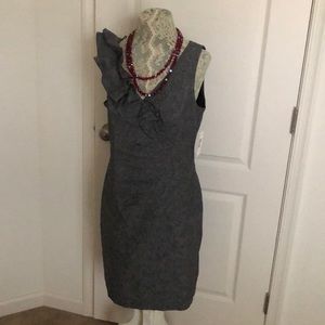 Allen B Ruffle Sleeveless Dress
